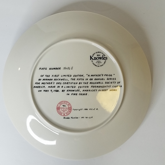 NORMAN ROCKWELL PLATE - Picture 2 of 3